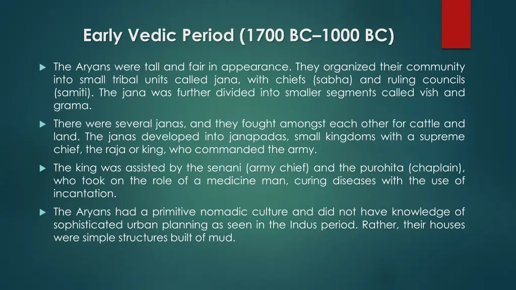 early vedic period 1700 bc 1000 bc