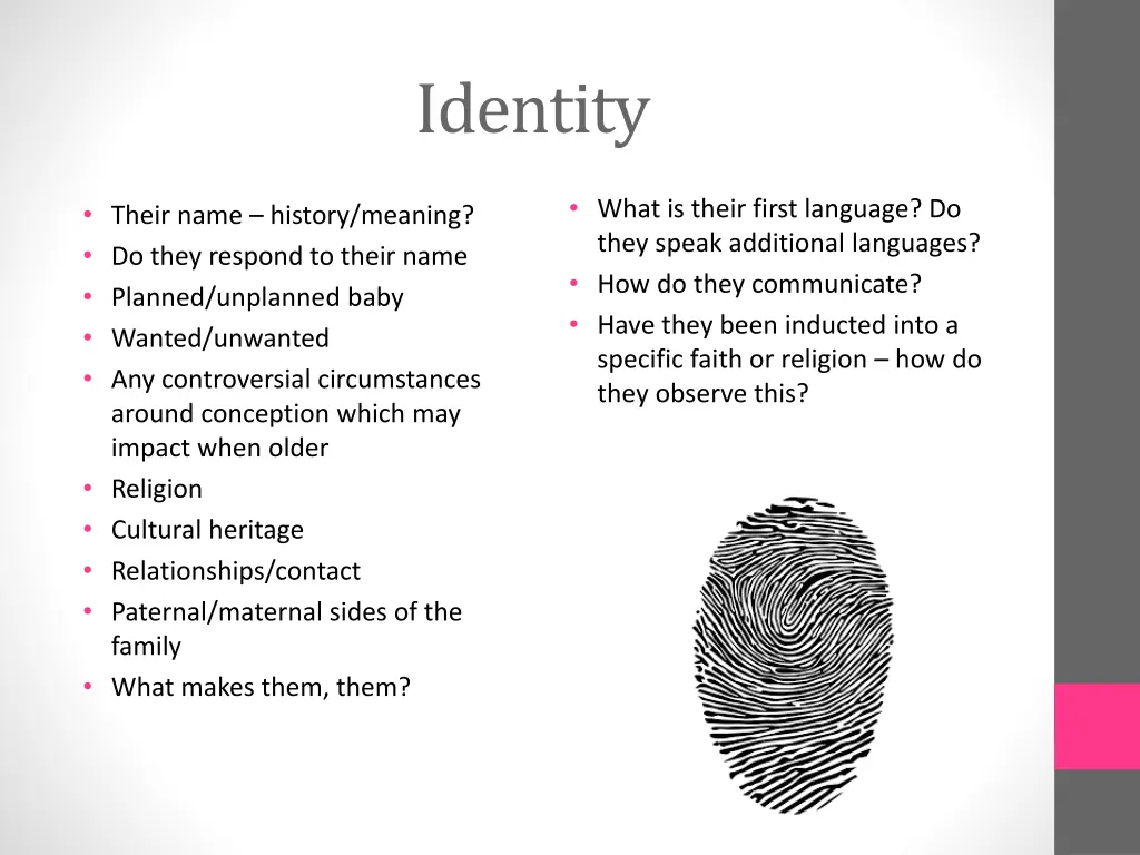 identity 1