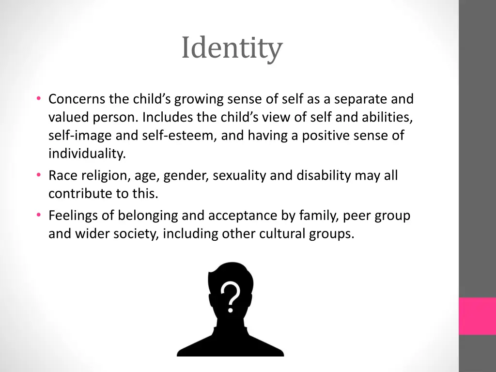 identity