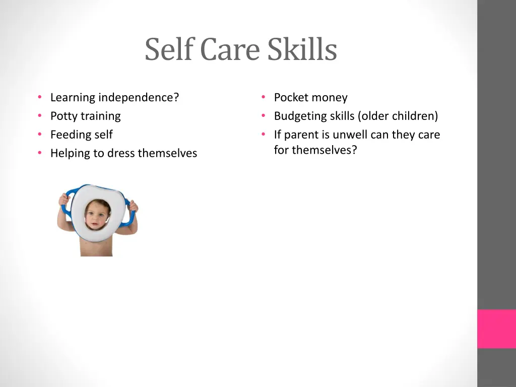 self care skills 1