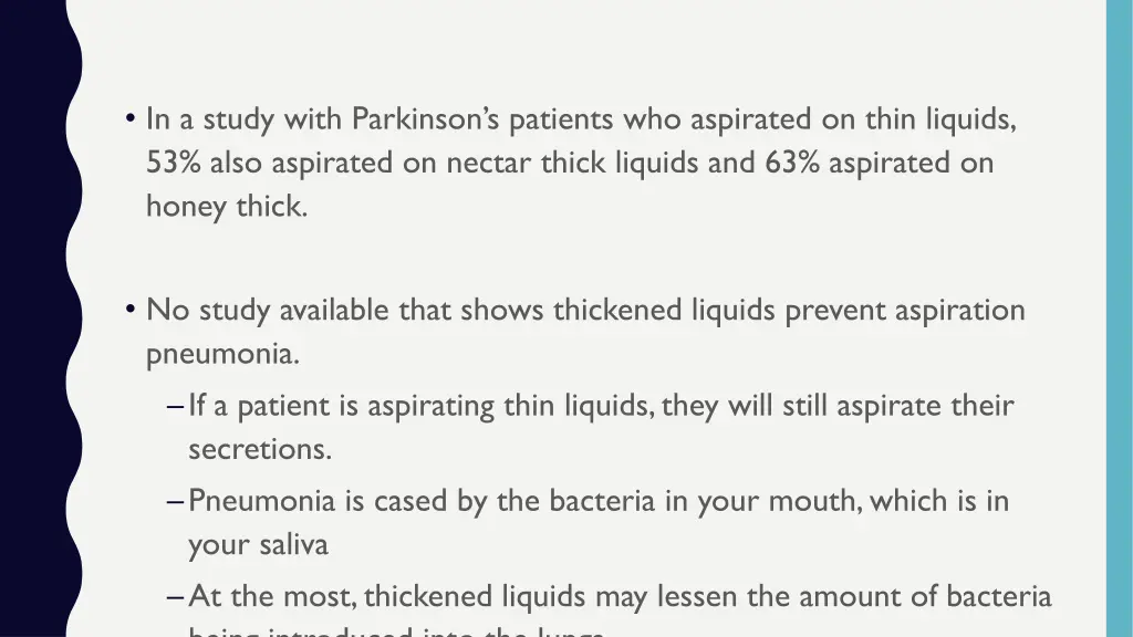 in a study with parkinson s patients