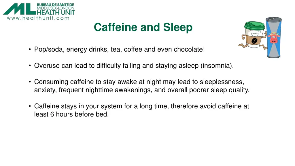 caffeine and sleep