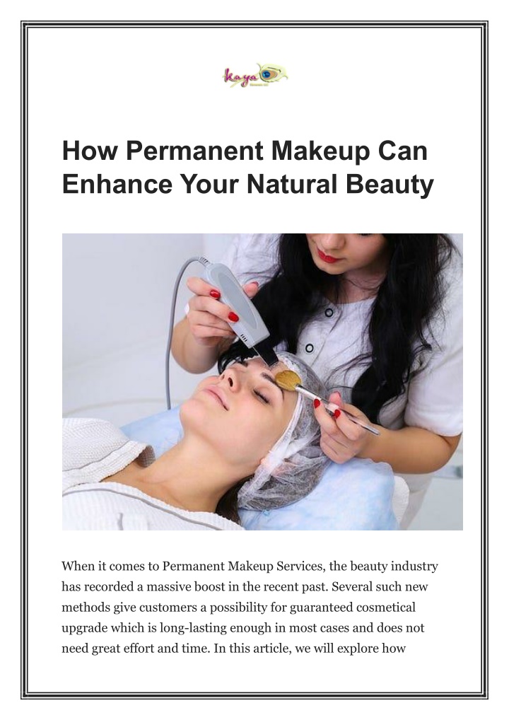 how permanent makeup can enhance your natural