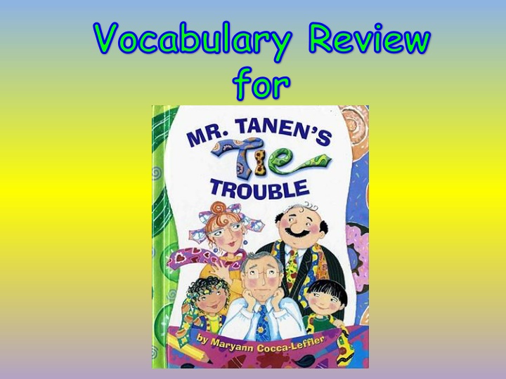 vocabulary review for