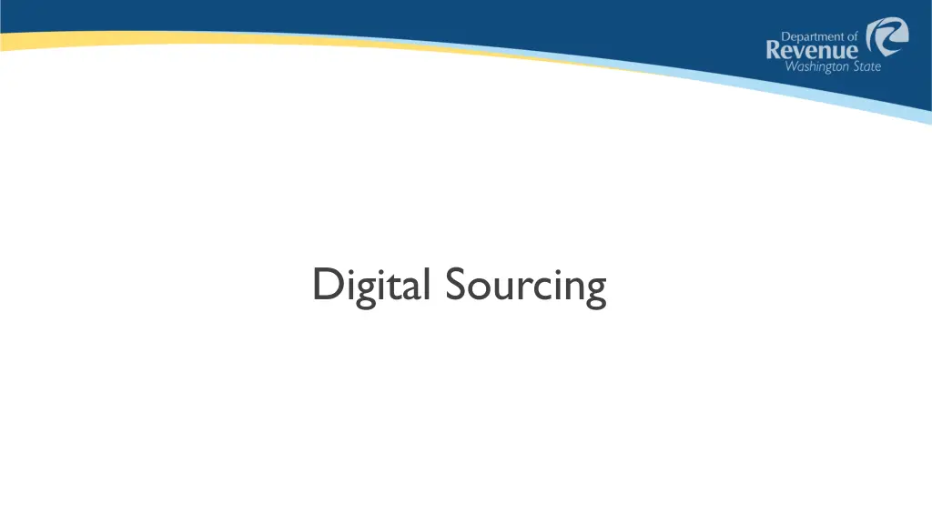 digital sourcing