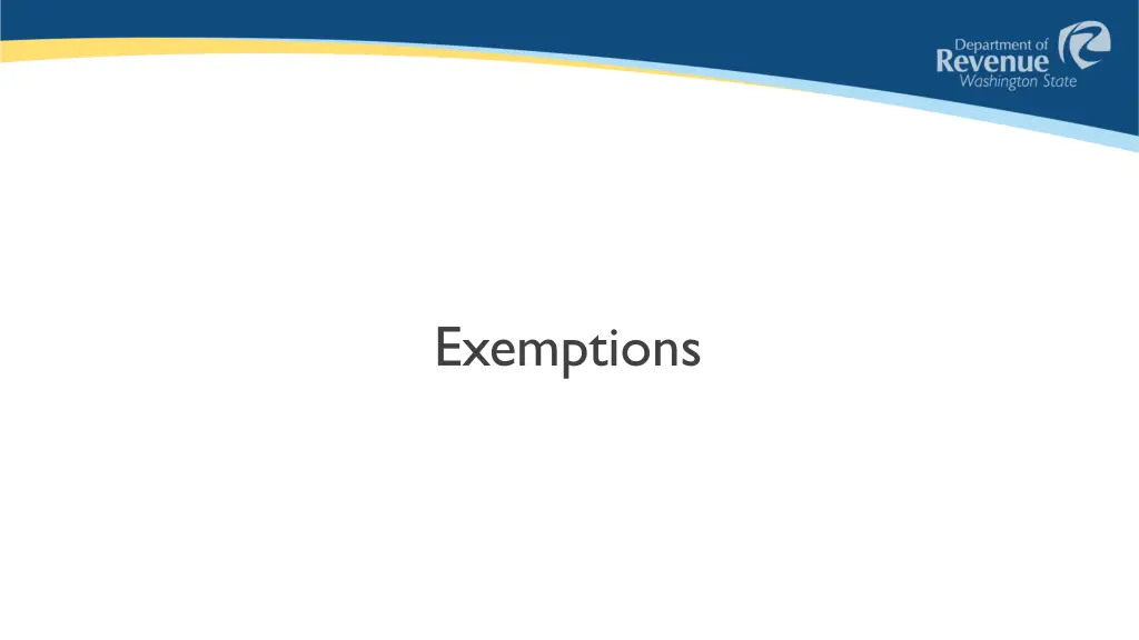 exemptions