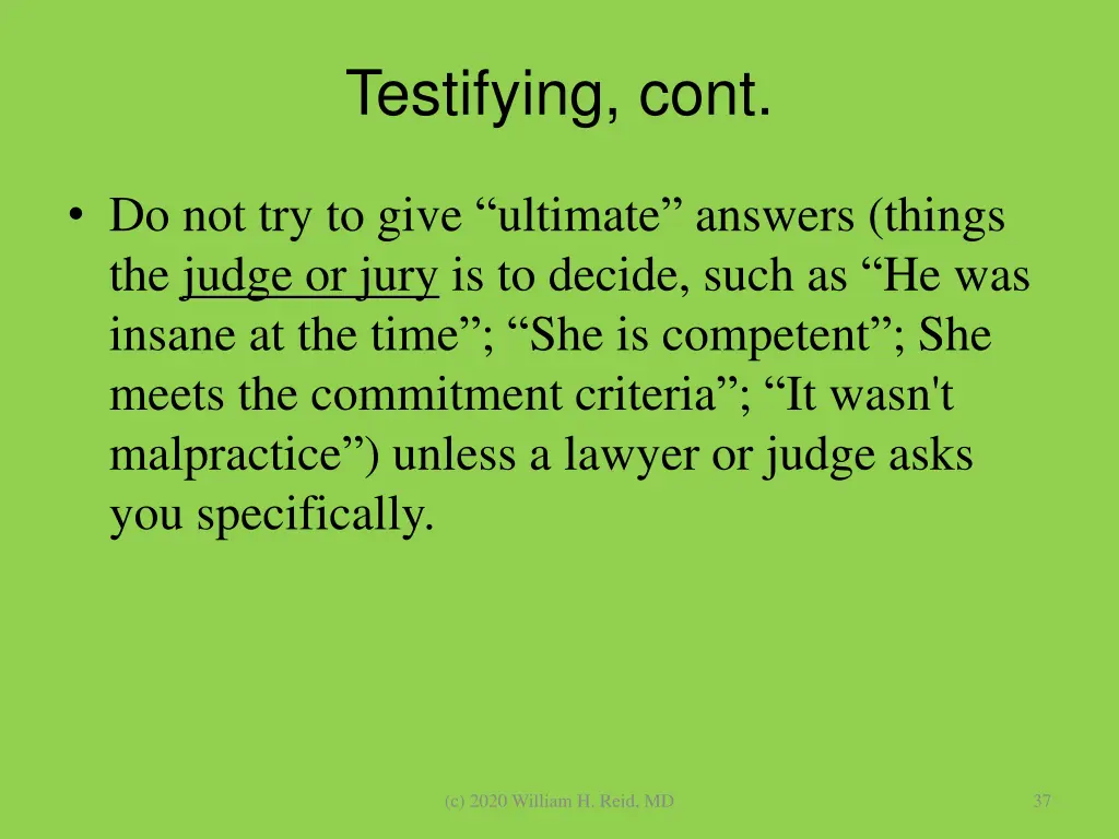 testifying cont 3