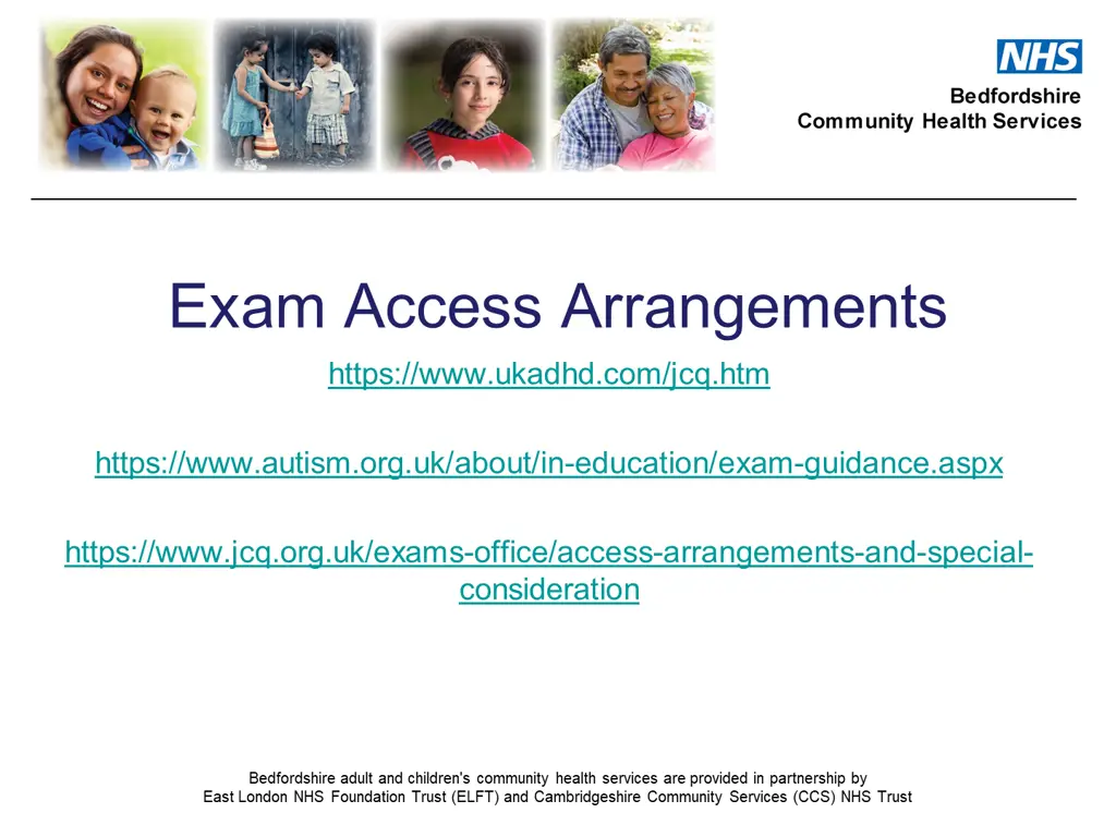 exam access arrangements https www ukadhd