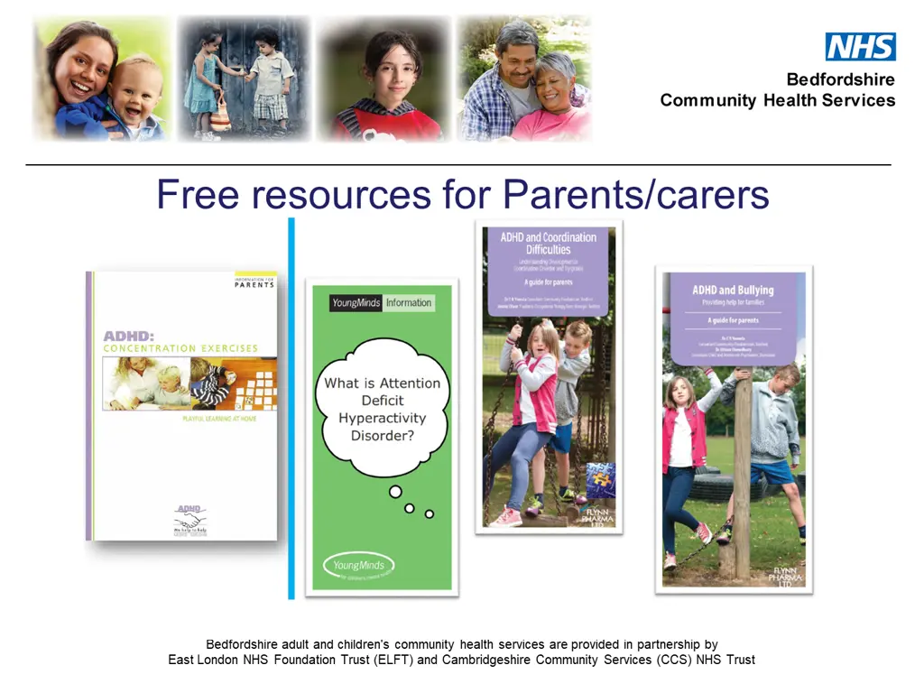 free resources for parents carers