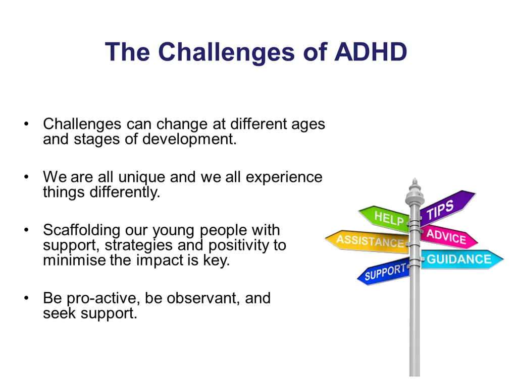 the challenges of adhd