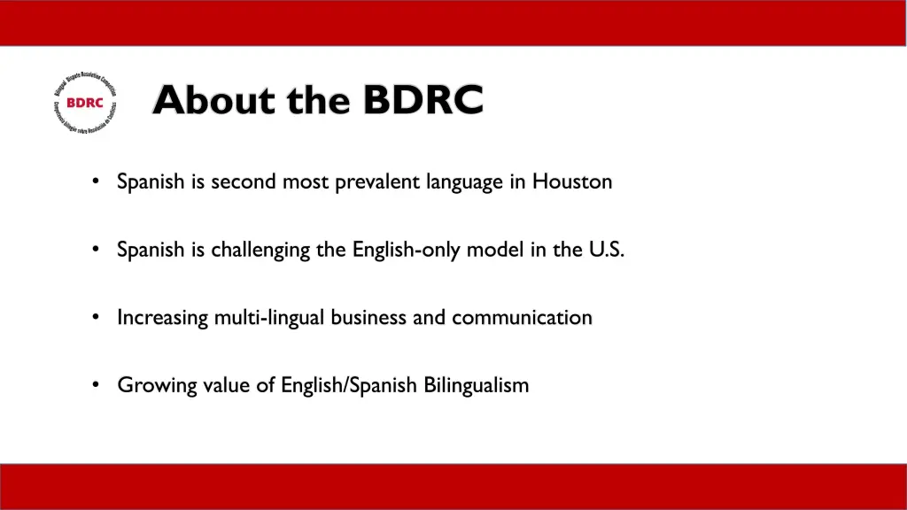 about the bdrc