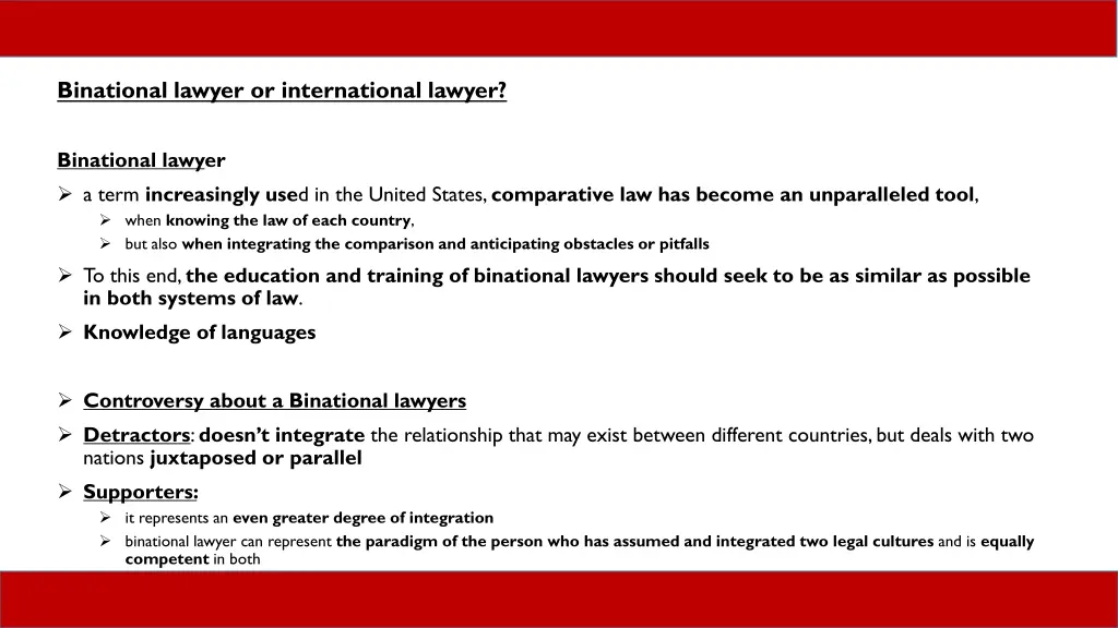 binational lawyer or international lawyer