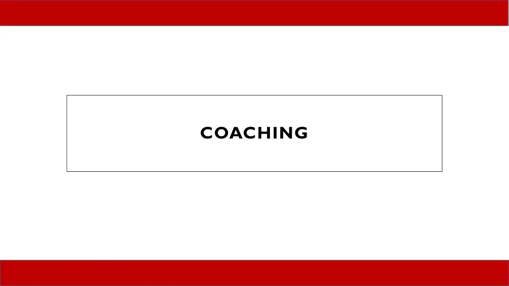 coaching