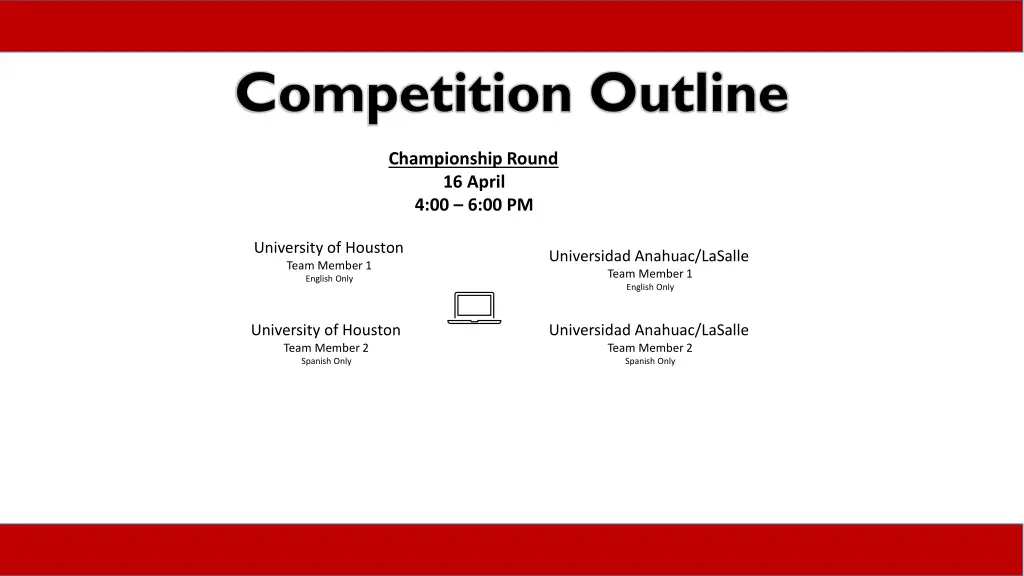 competition outline 1