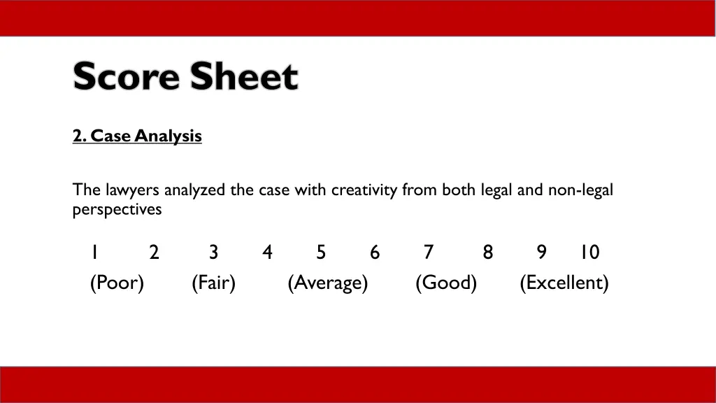 score sheet 1