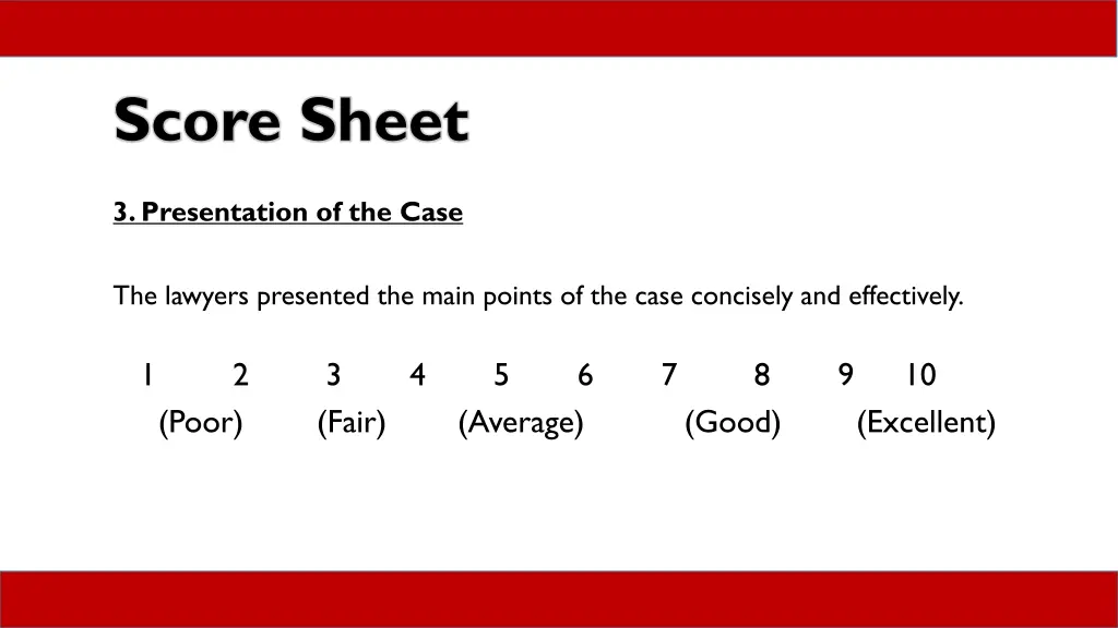 score sheet 2