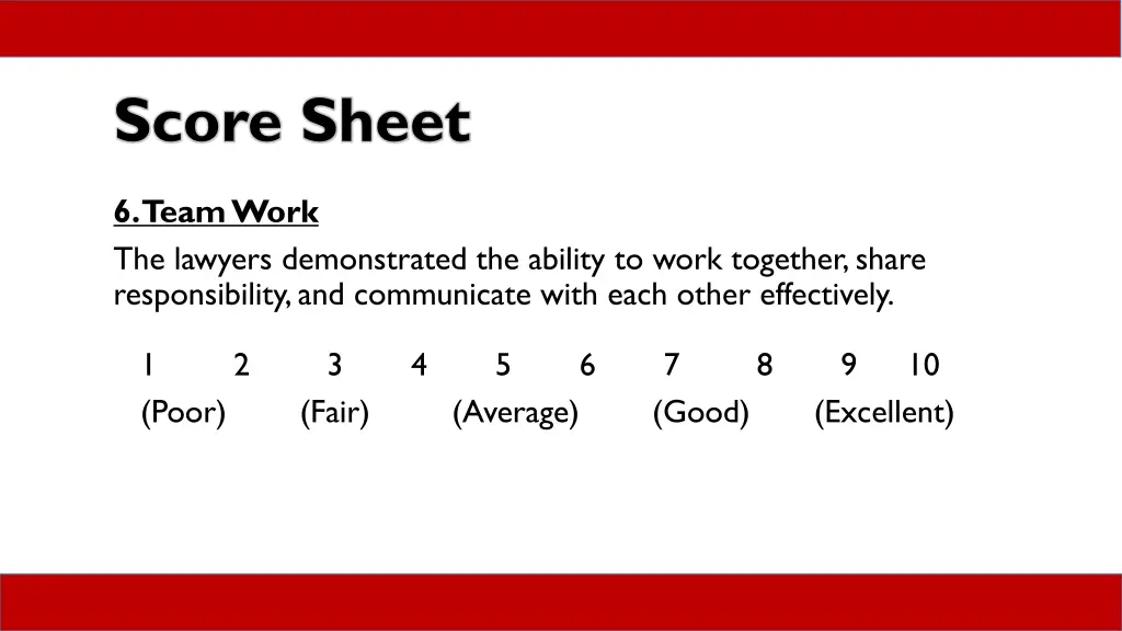 score sheet 5