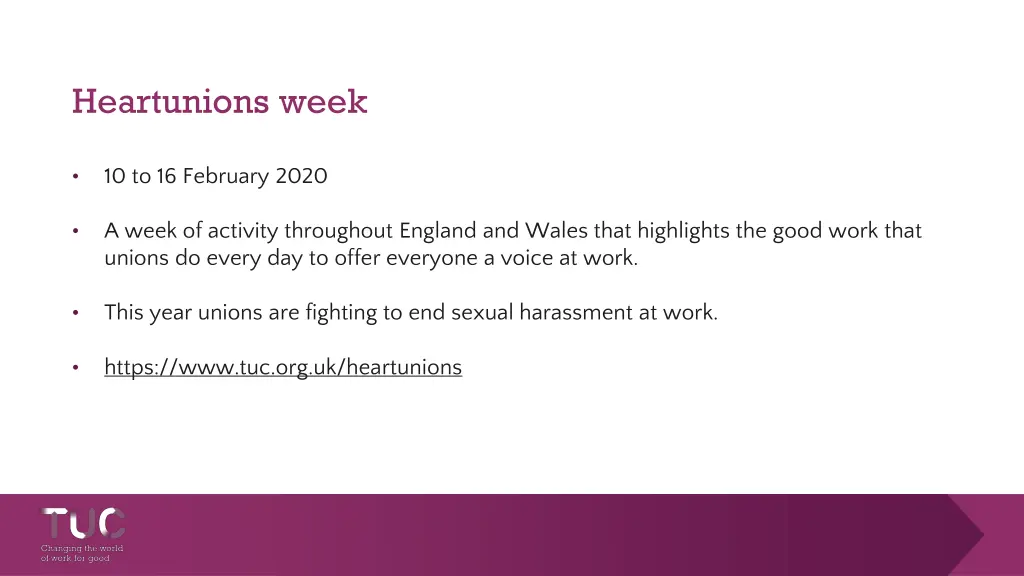 heartunions week