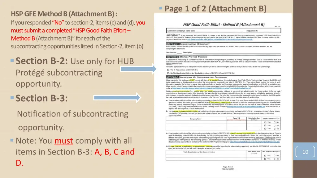 page 1 of 2 attachment b