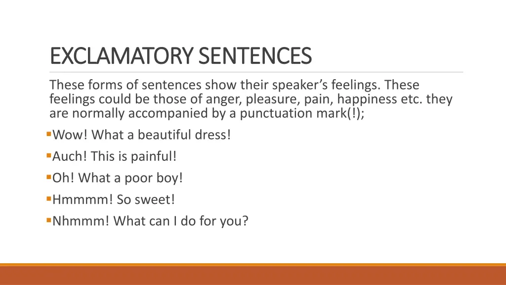 exclamatory sentences exclamatory sentences