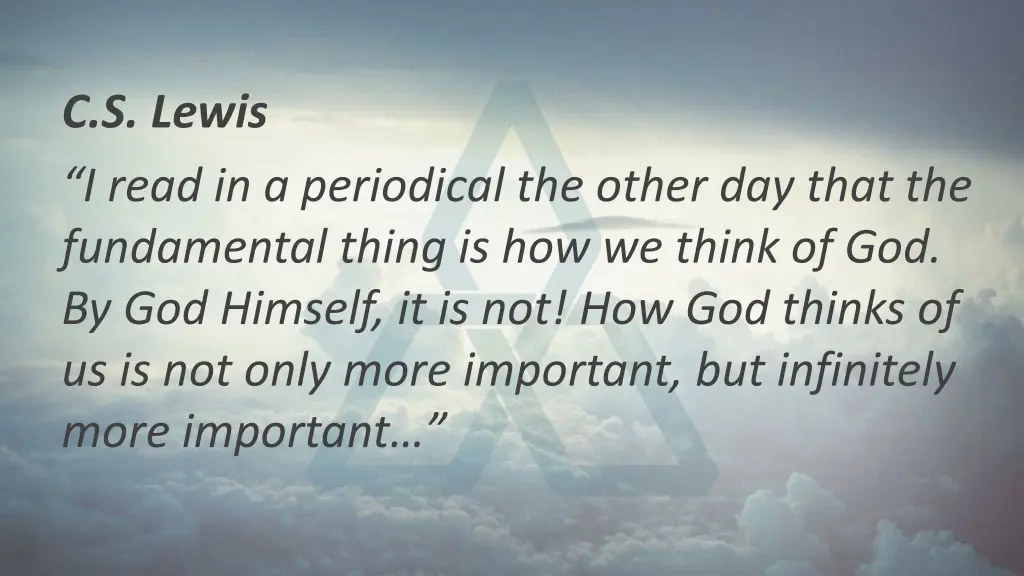 c s lewis i read in a periodical the other