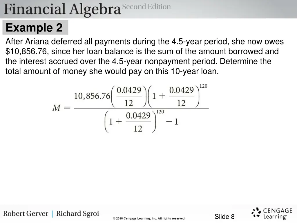 example 2 after ariana deferred all payments 1