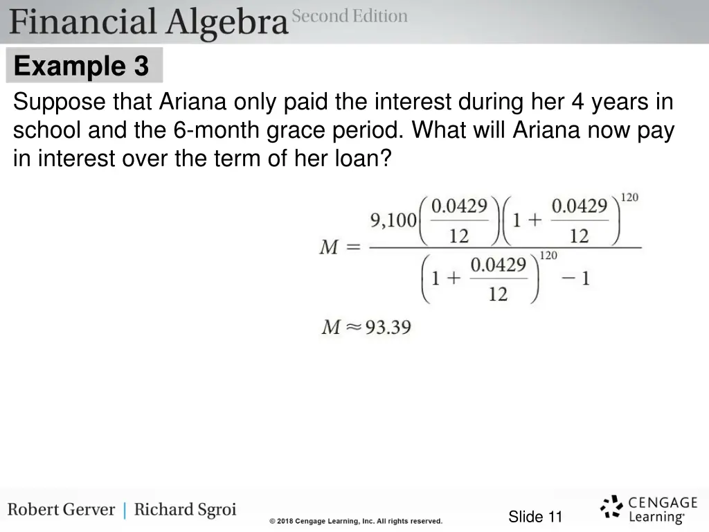 example 3 suppose that ariana only paid 1