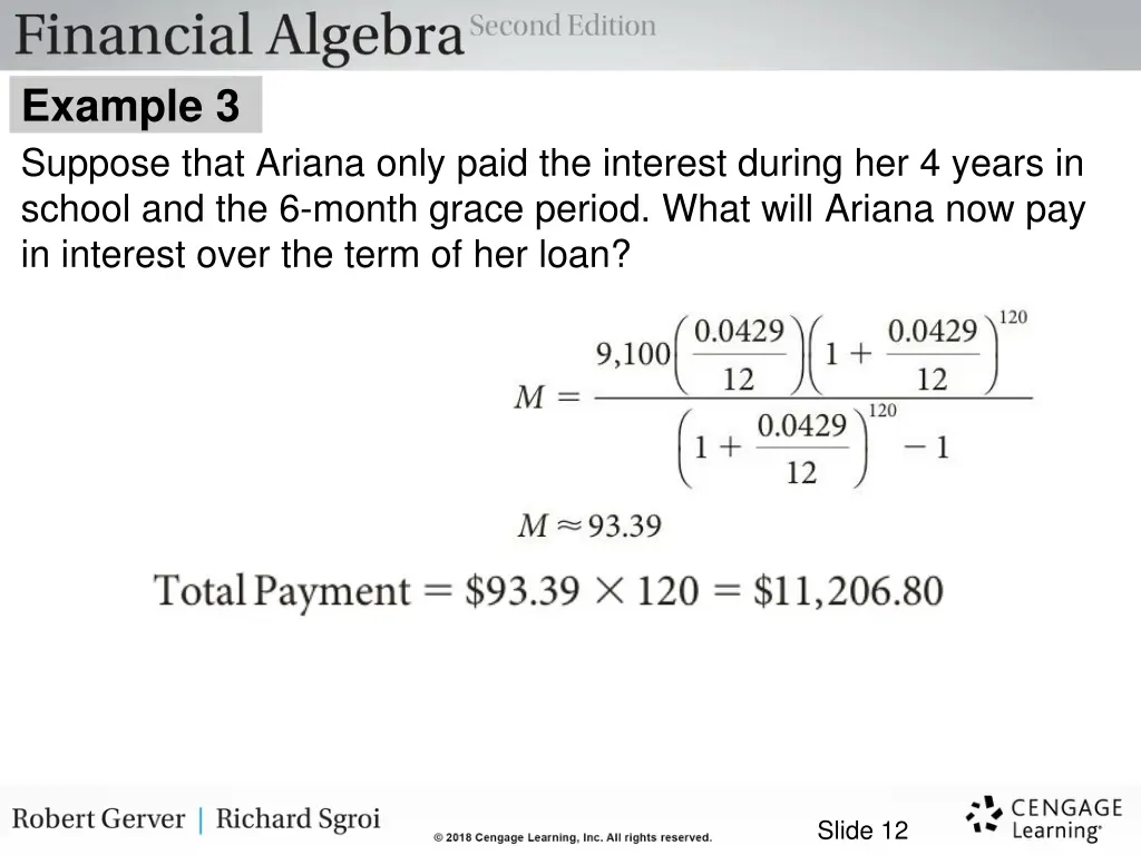 example 3 suppose that ariana only paid 2