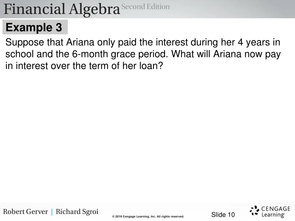 example 3 suppose that ariana only paid