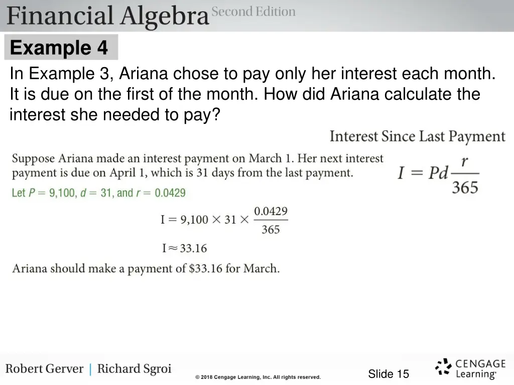 example 4 in example 3 ariana chose to pay only 1