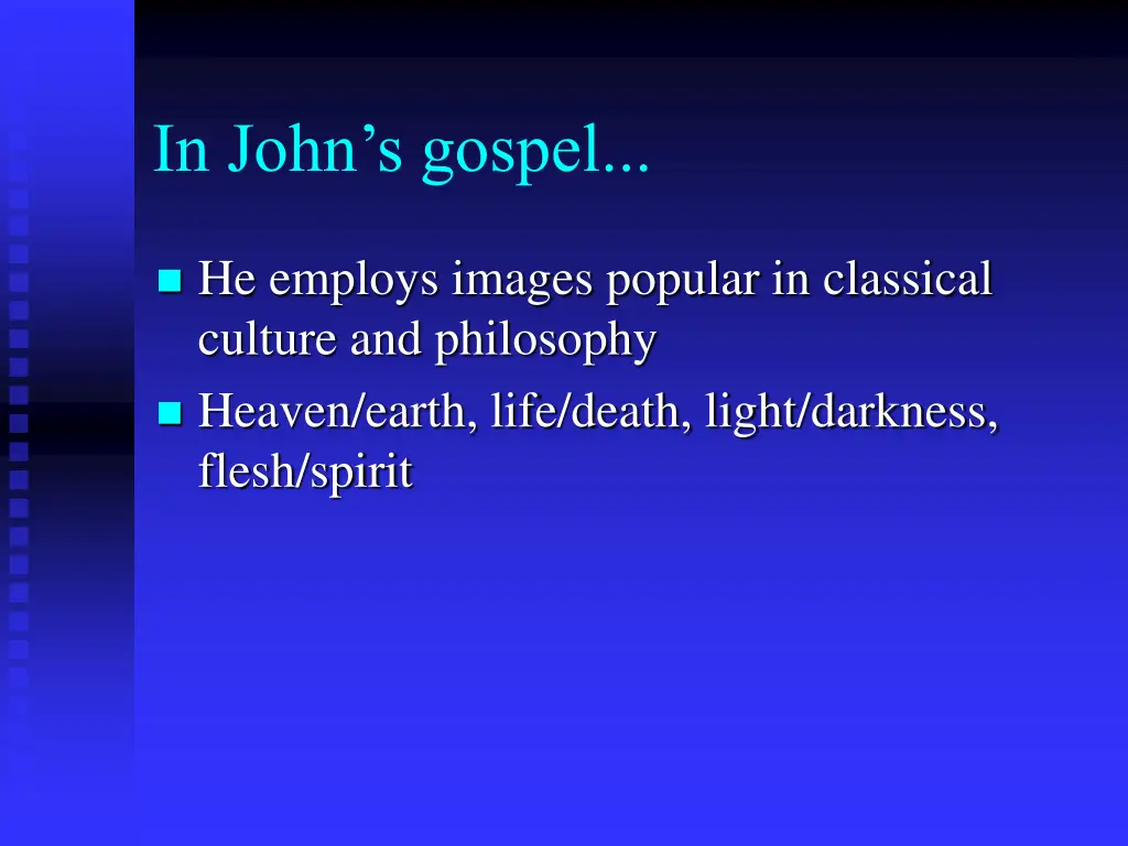 in john s gospel