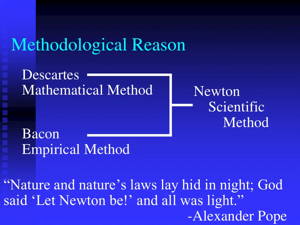 methodological reason