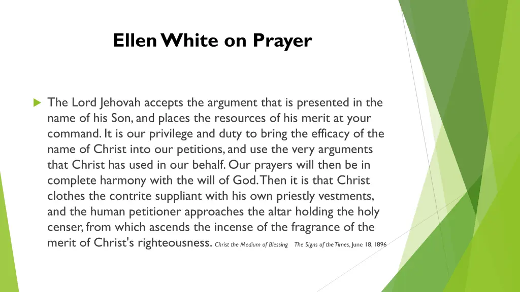 ellen white on prayer 2