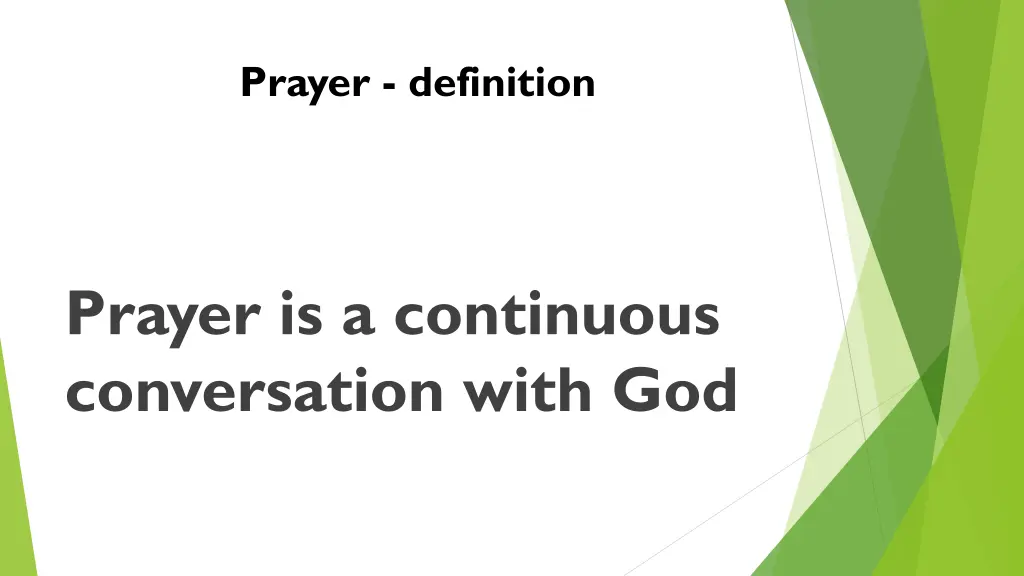 prayer definition