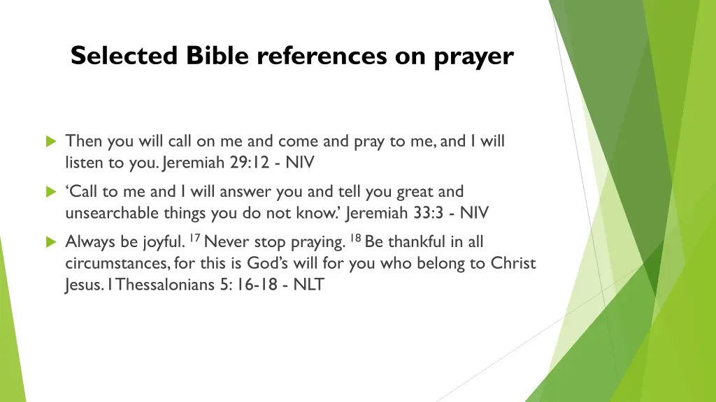 selected bible references on prayer 1