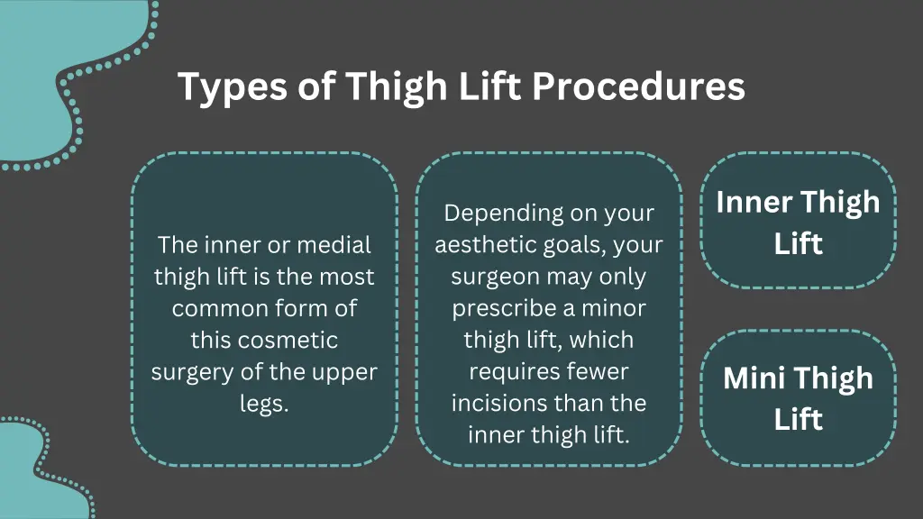 types of thigh lift procedures