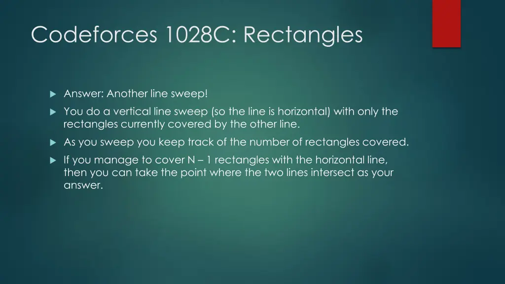 codeforces 1028c rectangles 1