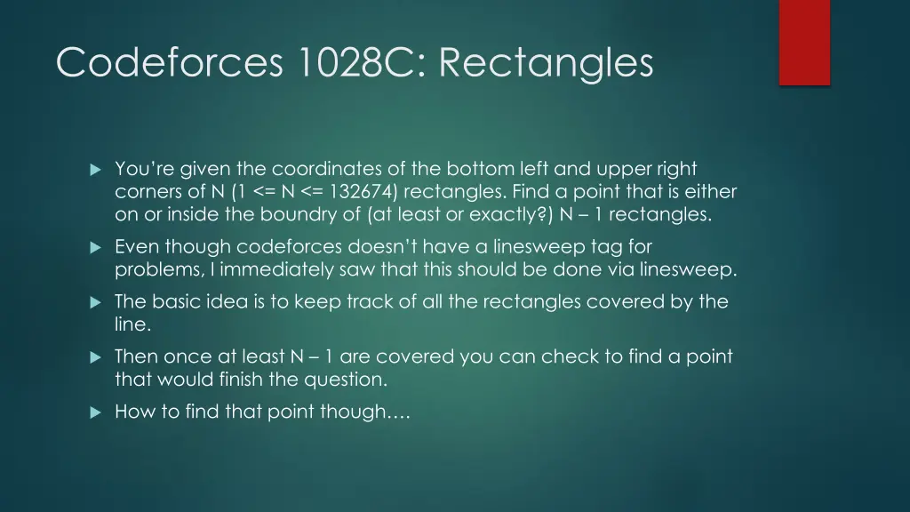 codeforces 1028c rectangles