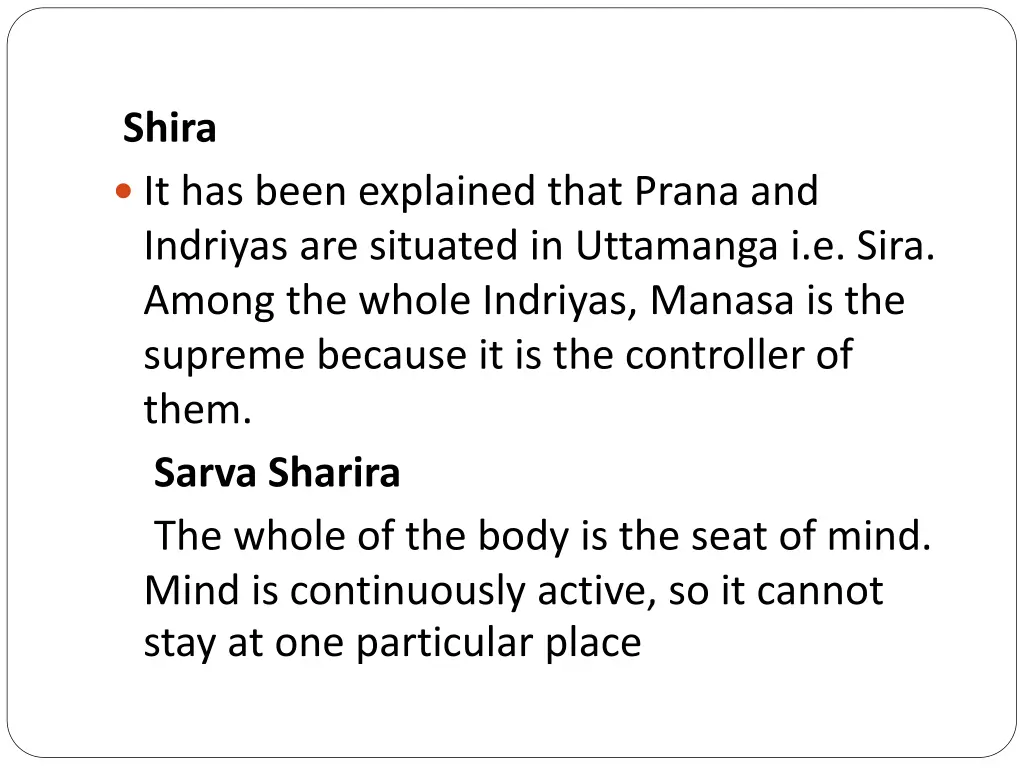 shira it has been explained that prana