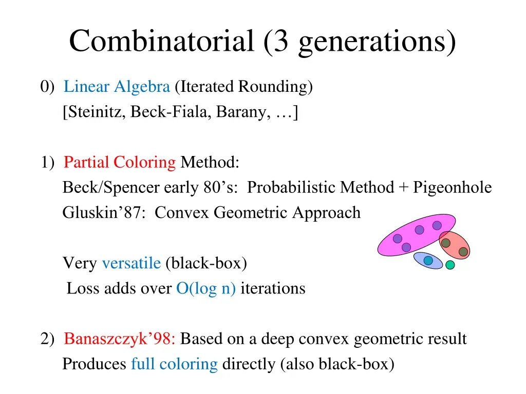 combinatorial 3 generations