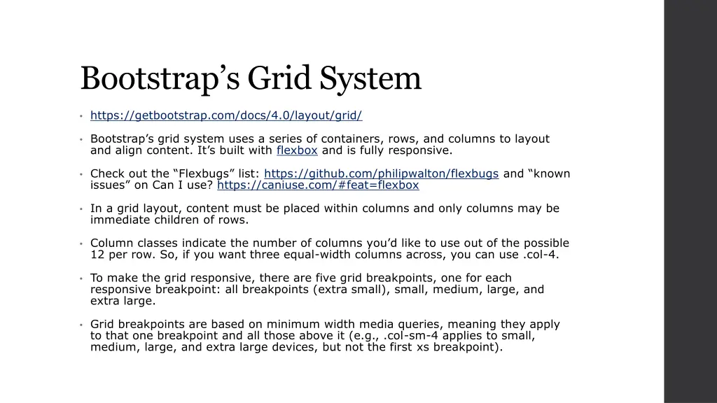 bootstrap s grid system