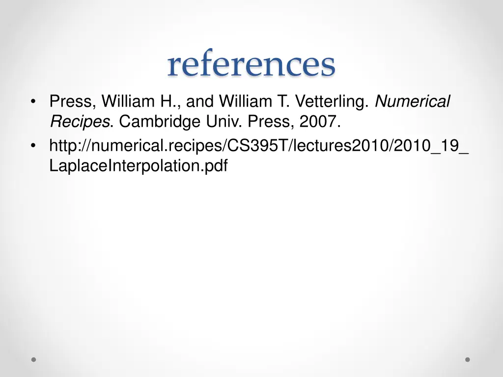 references