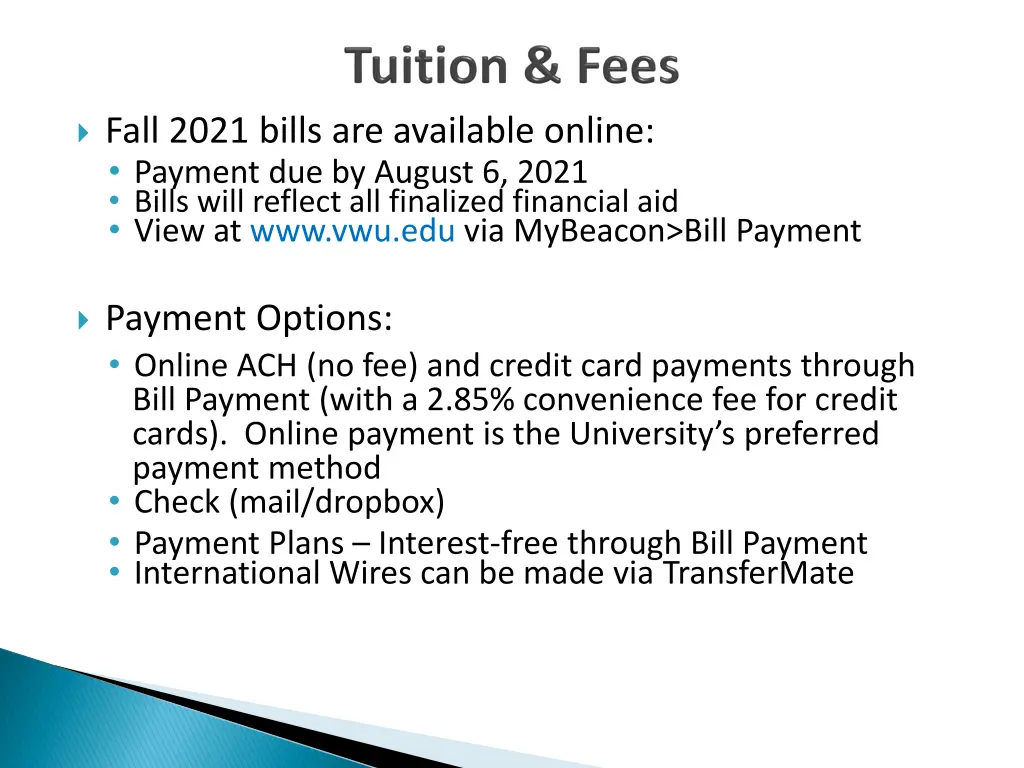 fall 2021 bills are available online payment