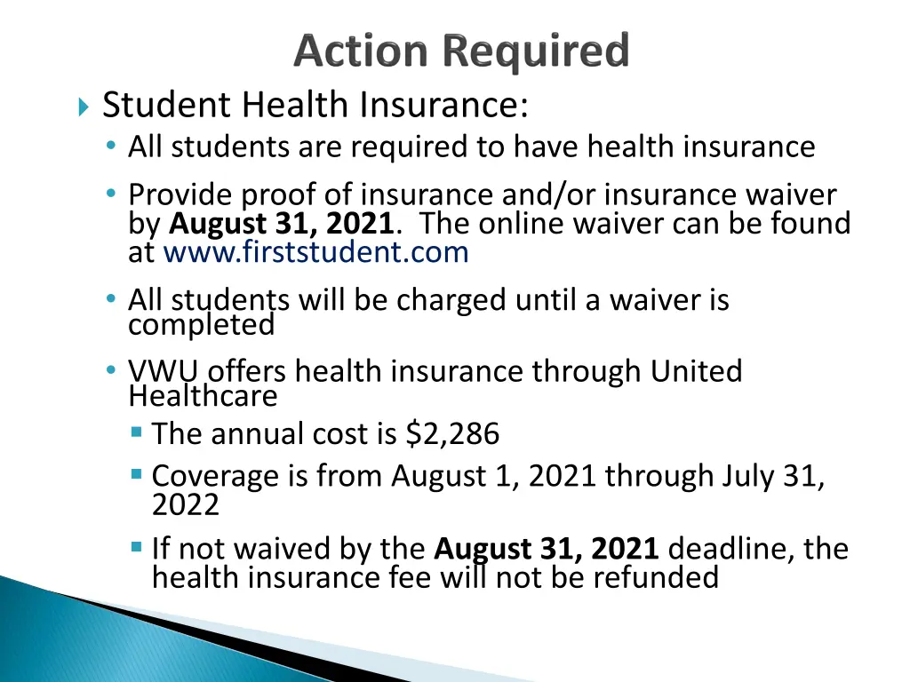 student health insurance all students