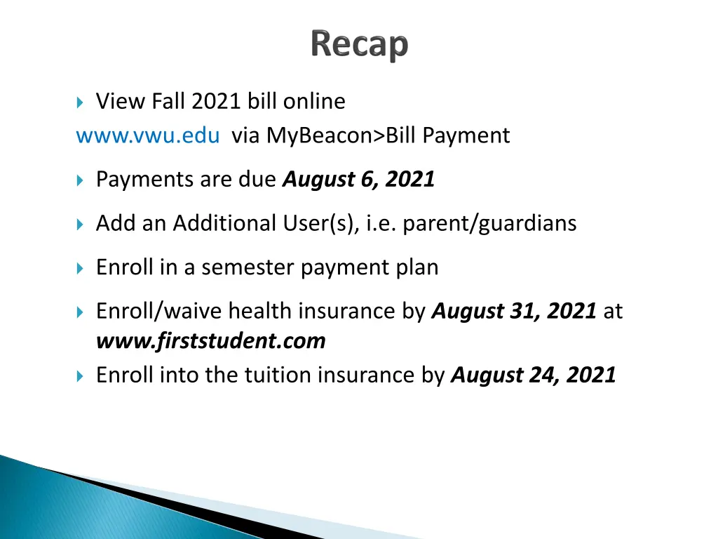 view fall 2021 bill online