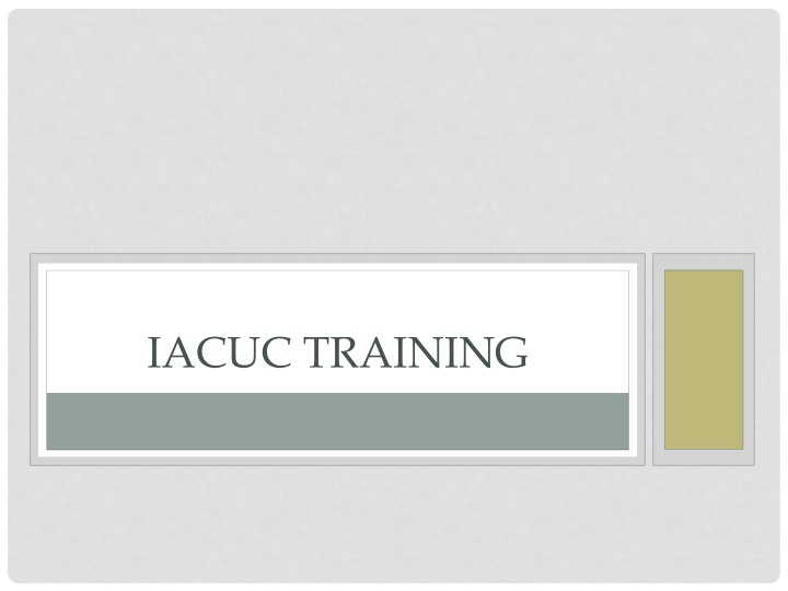 iacuc training