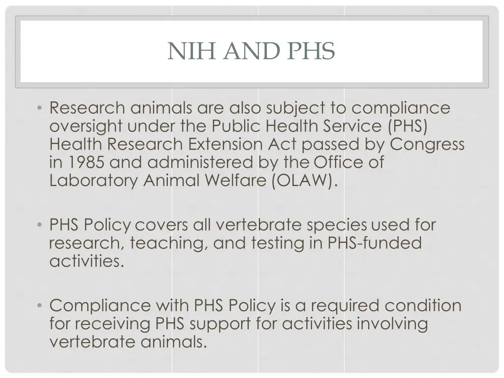 nih and phs 1