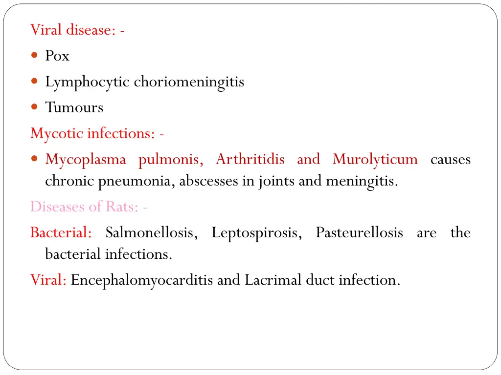 viral disease pox lymphocytic choriomeningitis