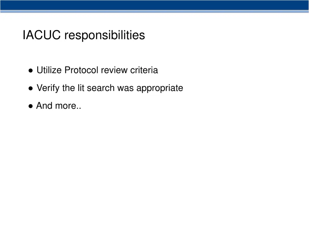 iacuc responsibilities 2