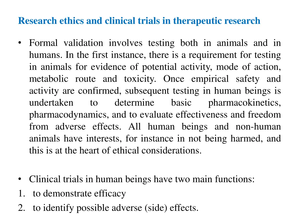 research ethics and clinical trials 1